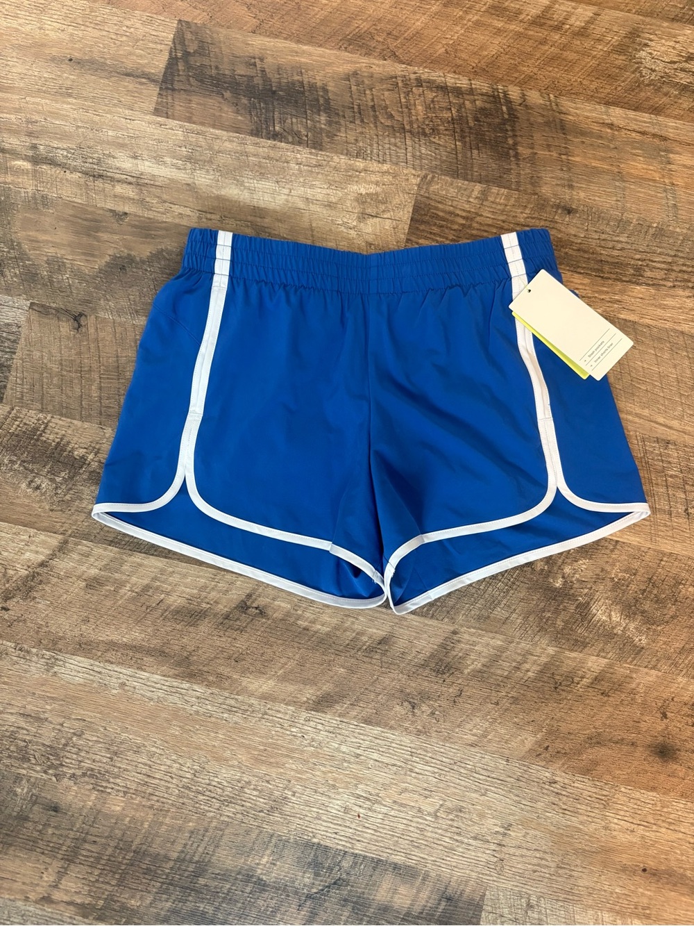 all in motion Royal Blue Athletic Shorts with White Trim